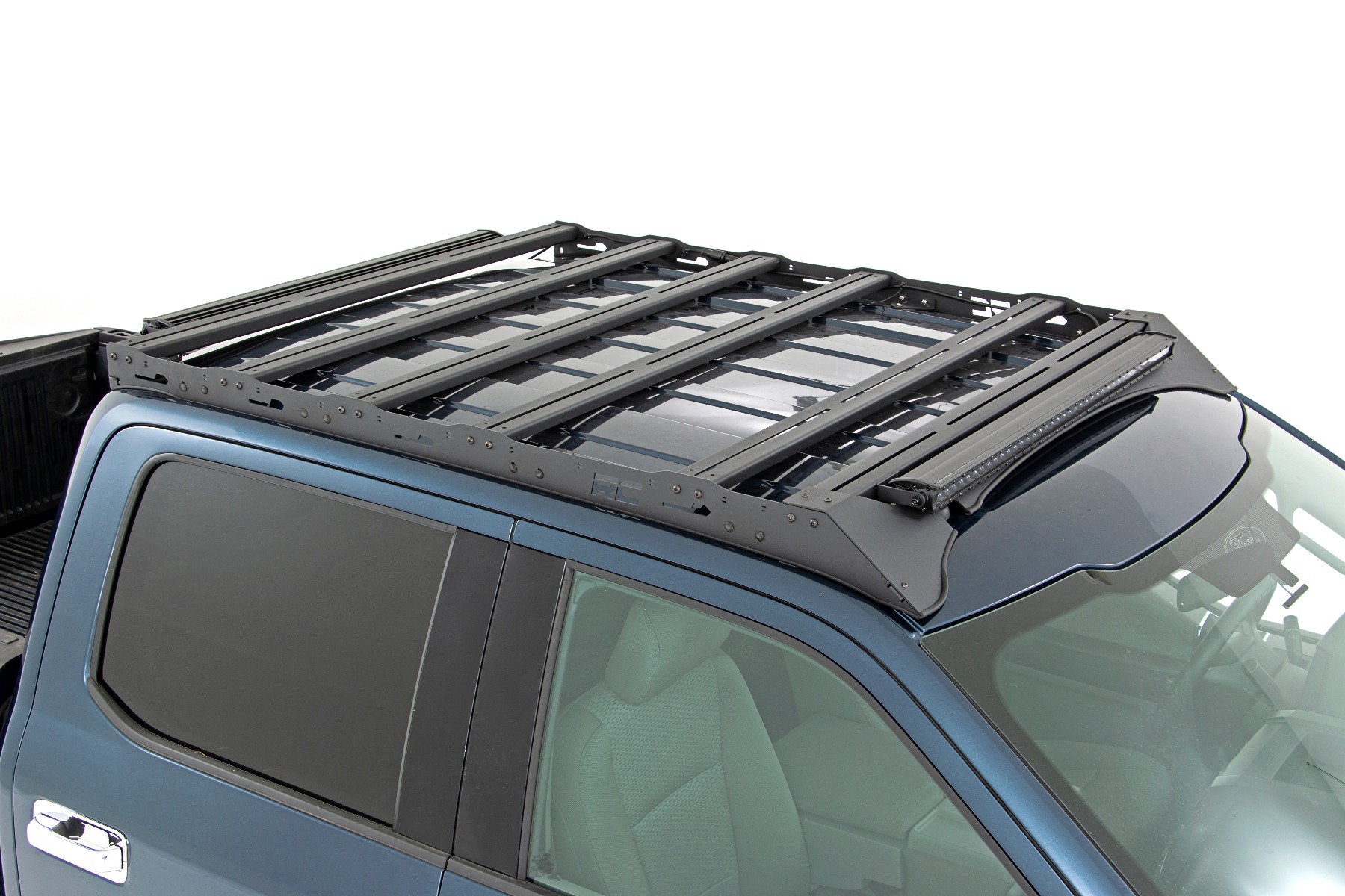 Ford Overhead Rack Ford Roof Rack System w/Front Facing 40 Inch Single Row Black Series ...