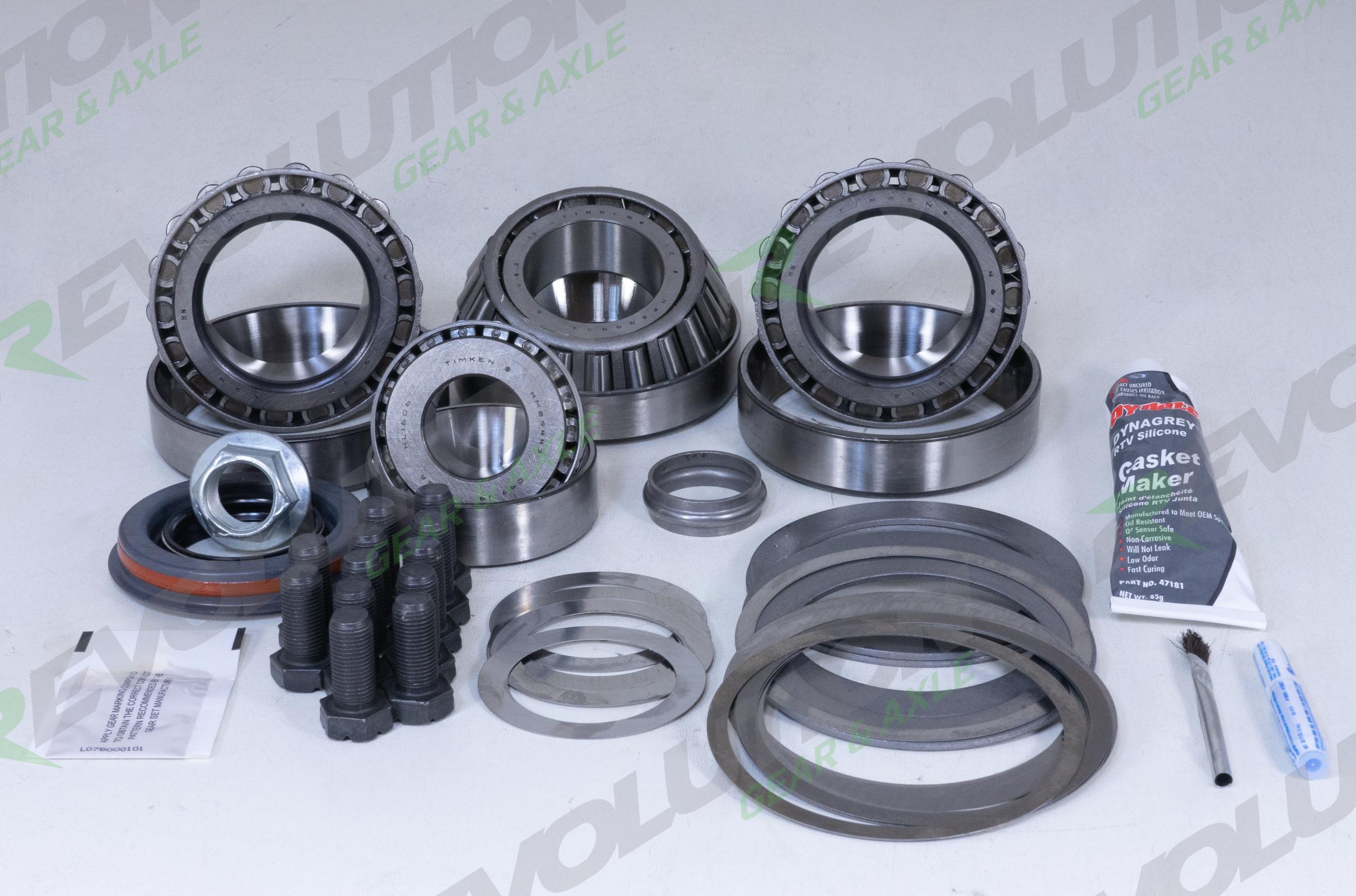 Ford 10.5 Inch Rear Axle Ring and Pinion Master Install Kit Revolution ...