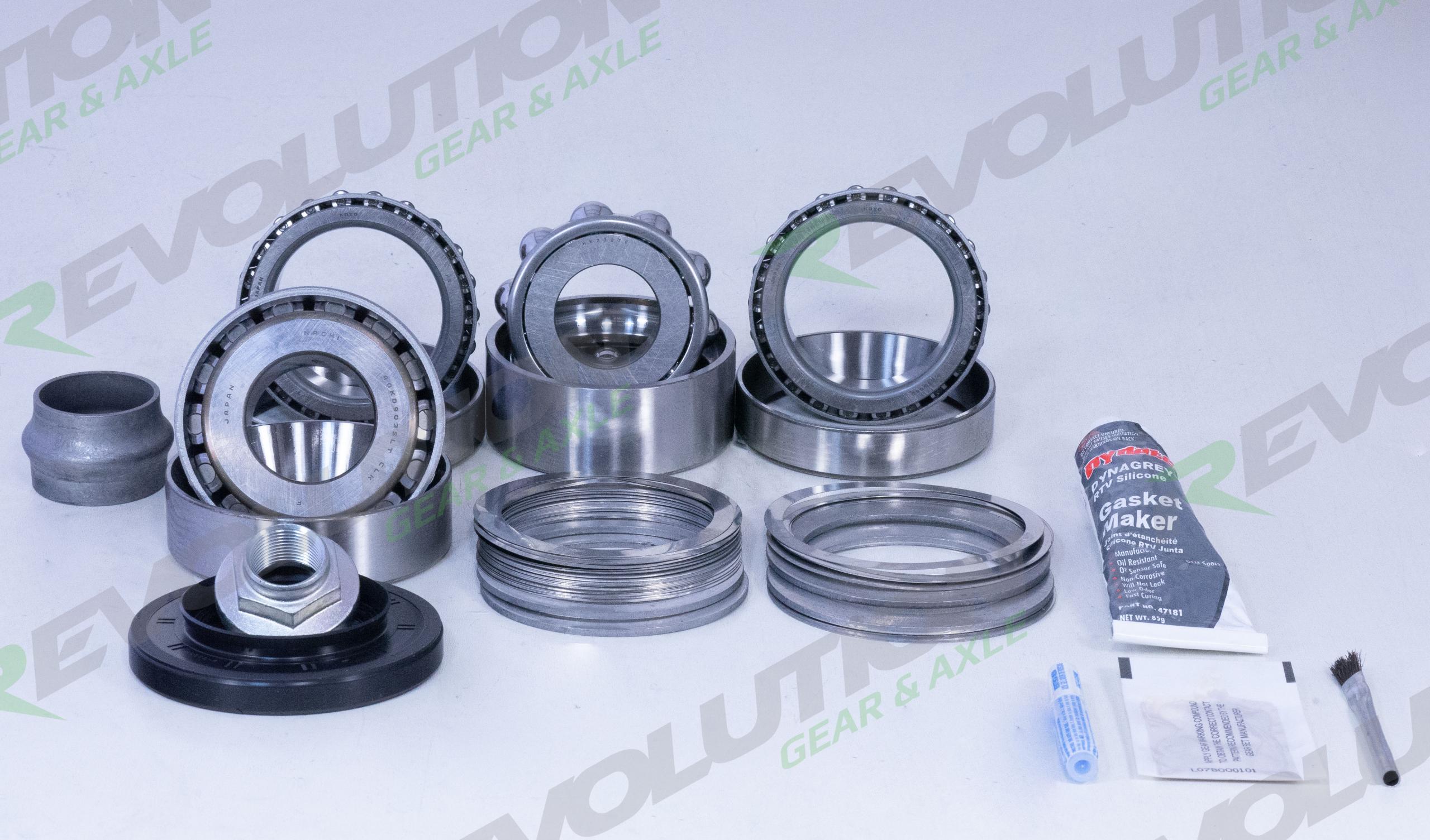 Toyota 8 Inch Rear V6 29 Spline Ring Pinion Master Install Kit Revolution Gear and Axle main image 0