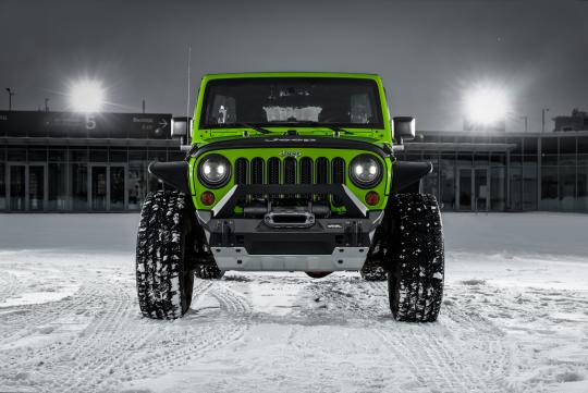 Rival 4x4 Aluminum Stubby Bumper on JK